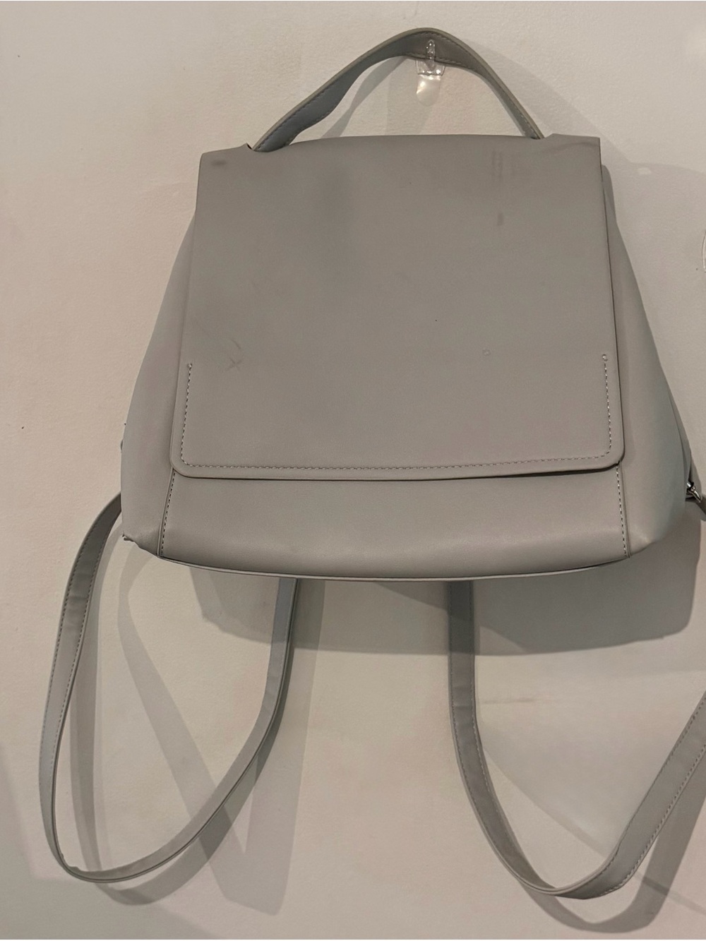 Light Gray Women's Backpack Tote
